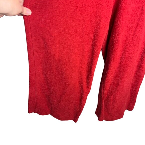 Madewell Texture & Thread Apron Bow-Back Jumpsuit Size 2 Crop Wide Leg - Picture 7 of 10